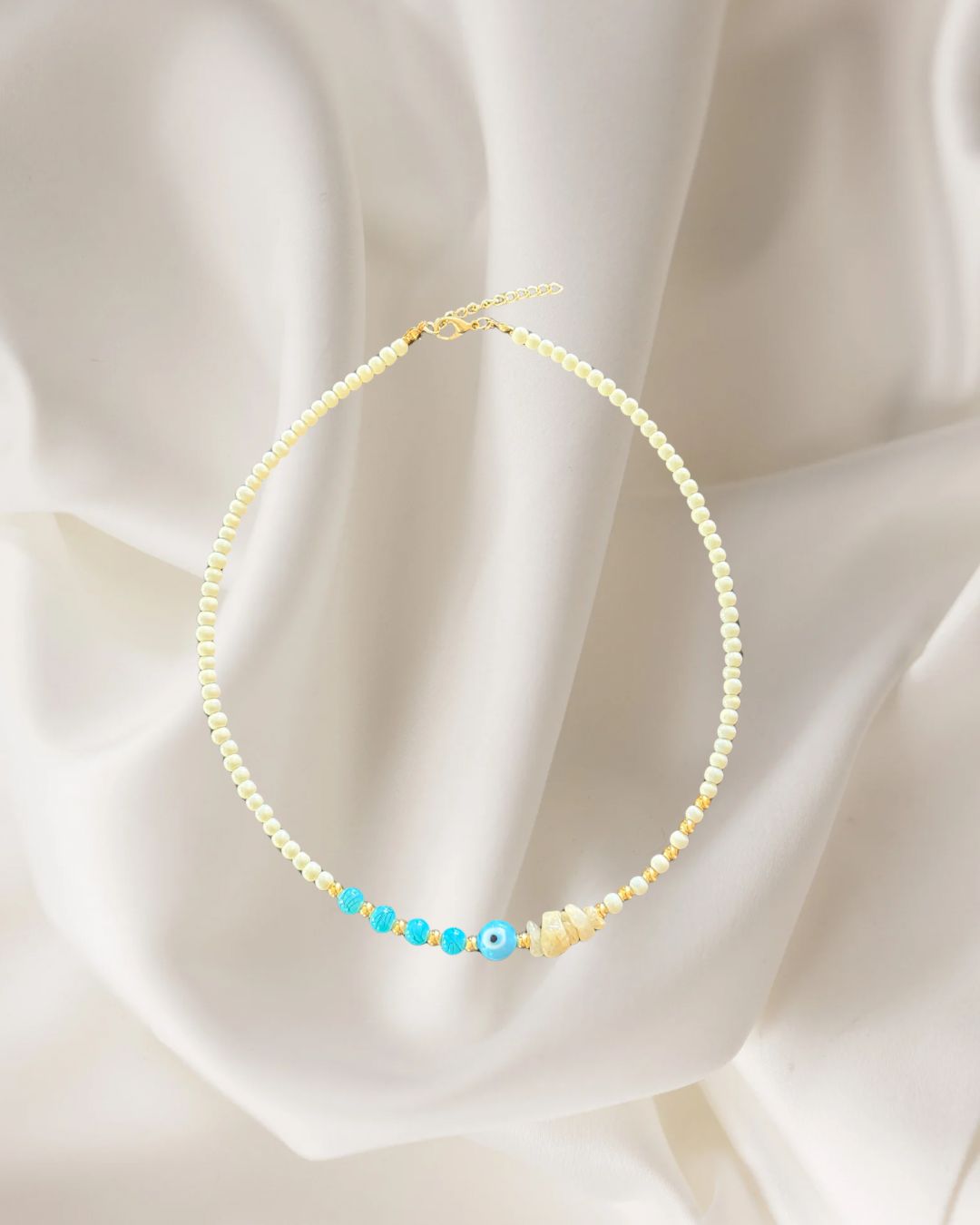 Beaded Evil Eye Necklace