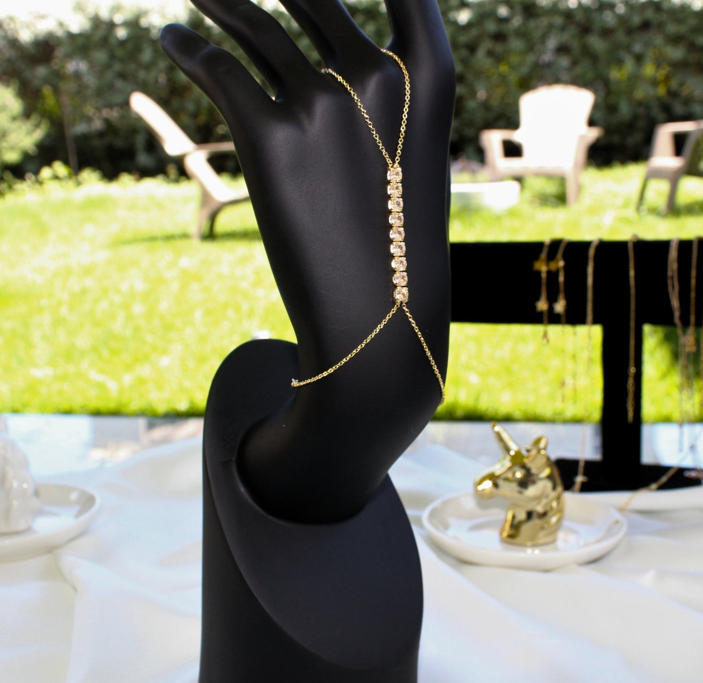 Wilma Zircon Hand Chain
