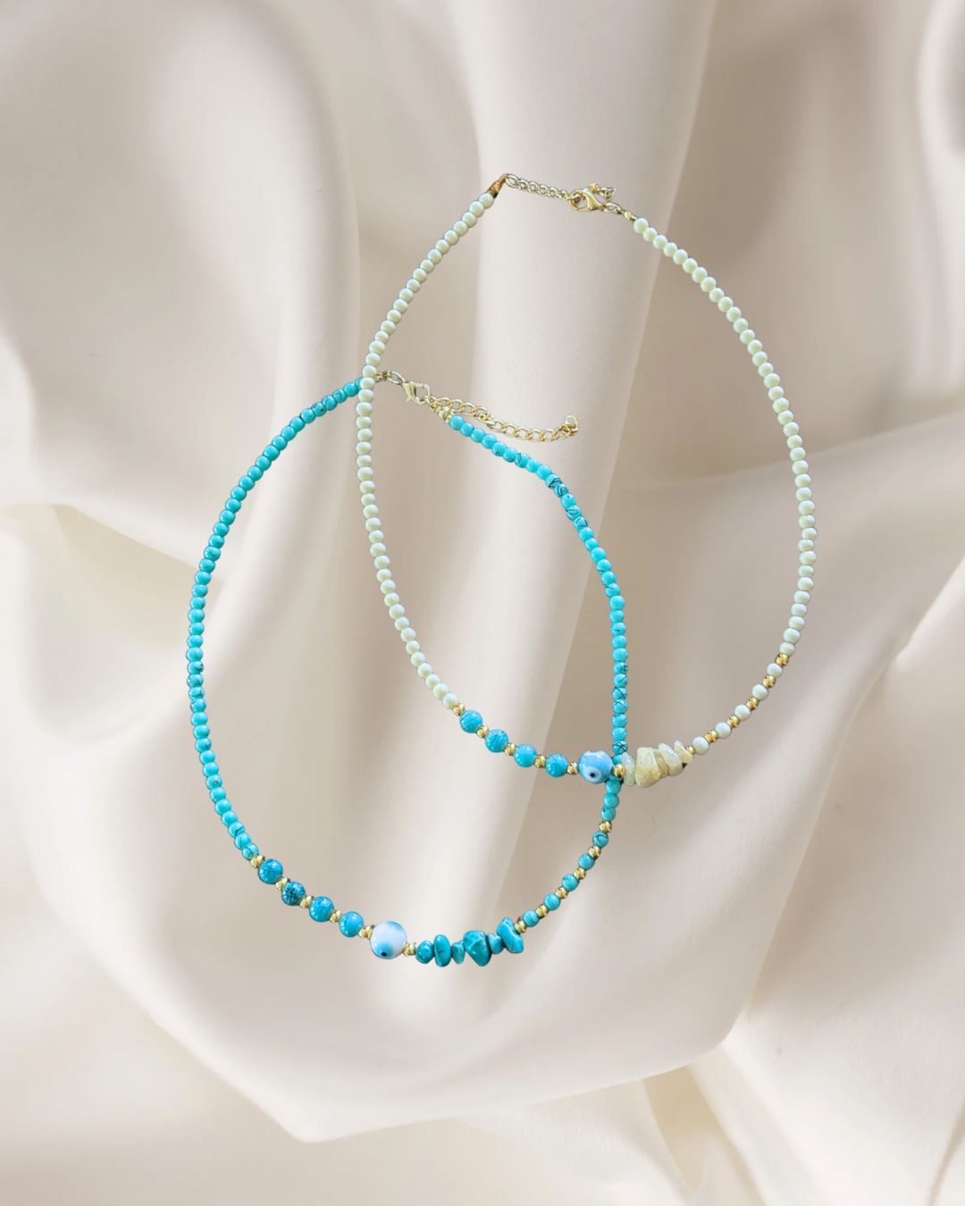 Beaded Evil Eye Necklace