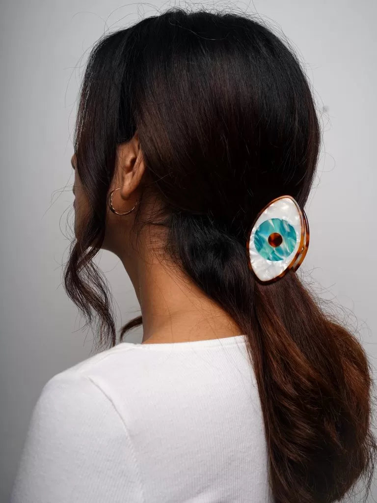 Evil Eye Hair Claw