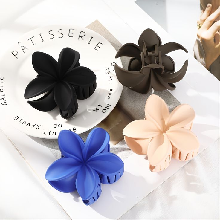 Hawaiian Plumeria Flower Hair Clip