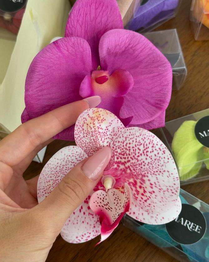 Pearl Orchid Butterfly Hair Pin