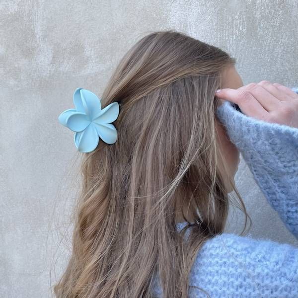 Hawaiian Plumeria Flower Hair Clip