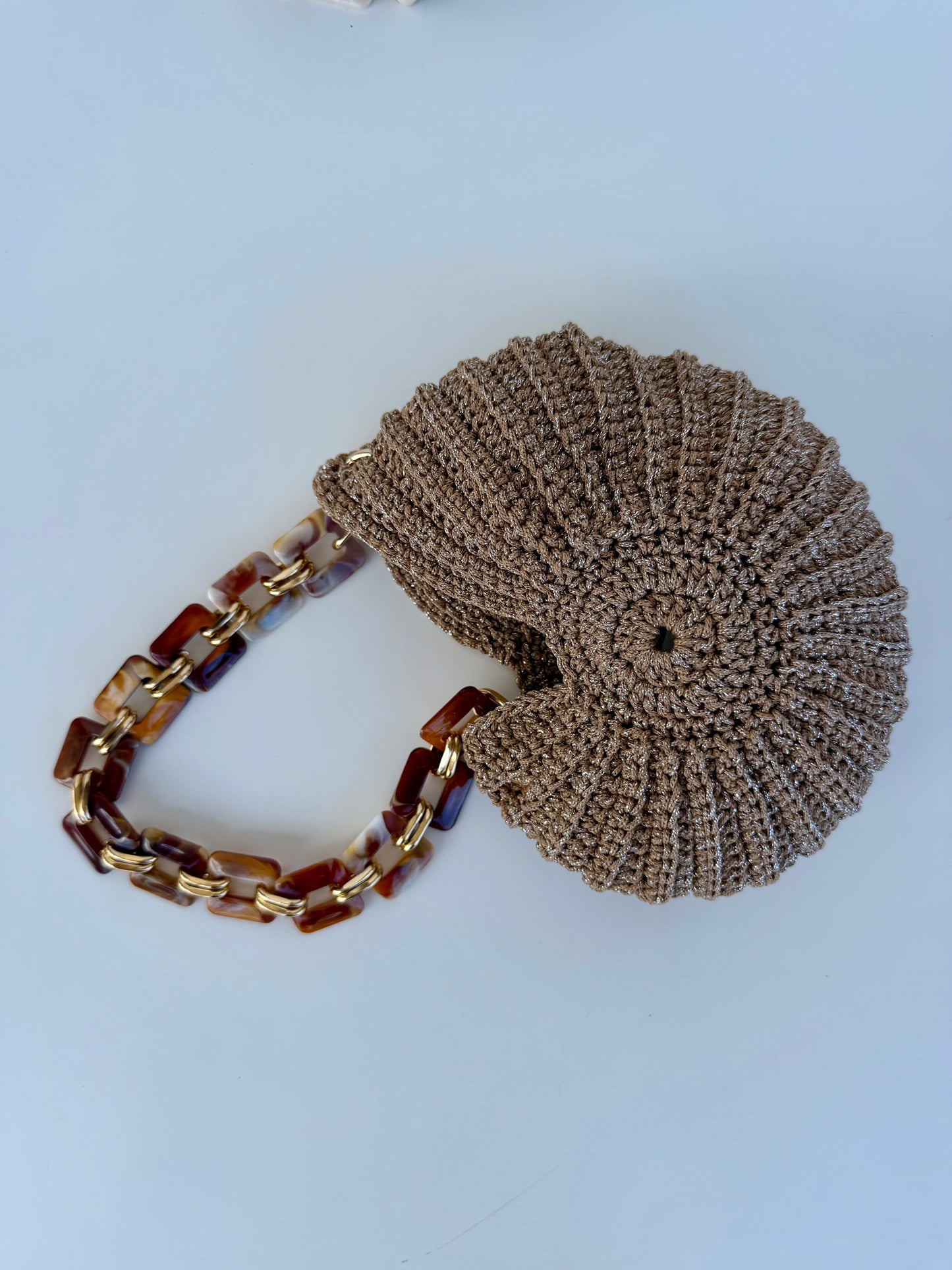 Light Brown Shell Bag