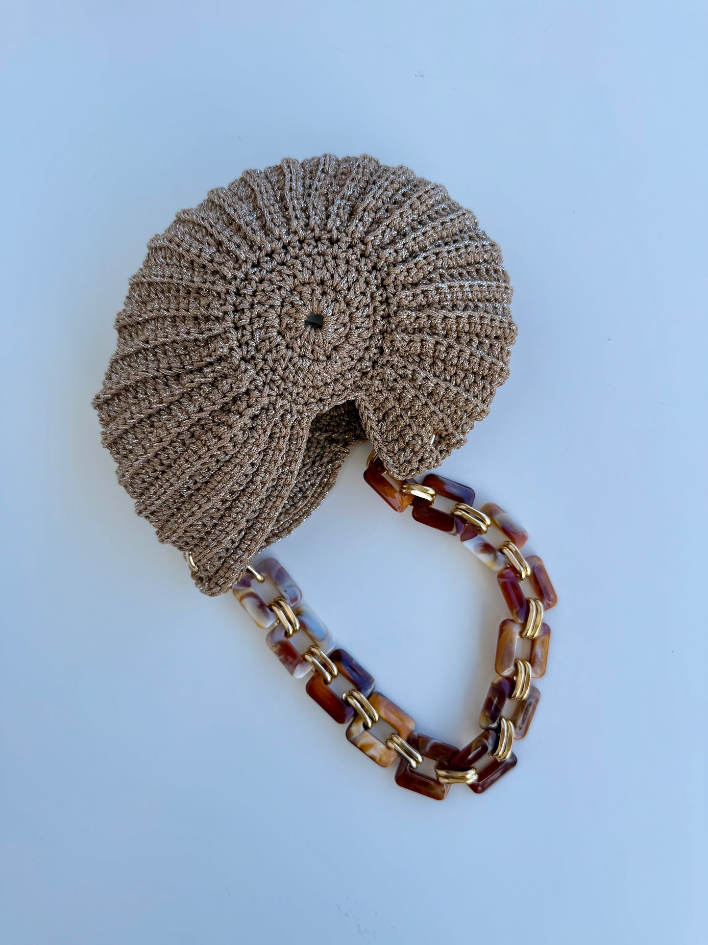 Light Brown Shell Bag