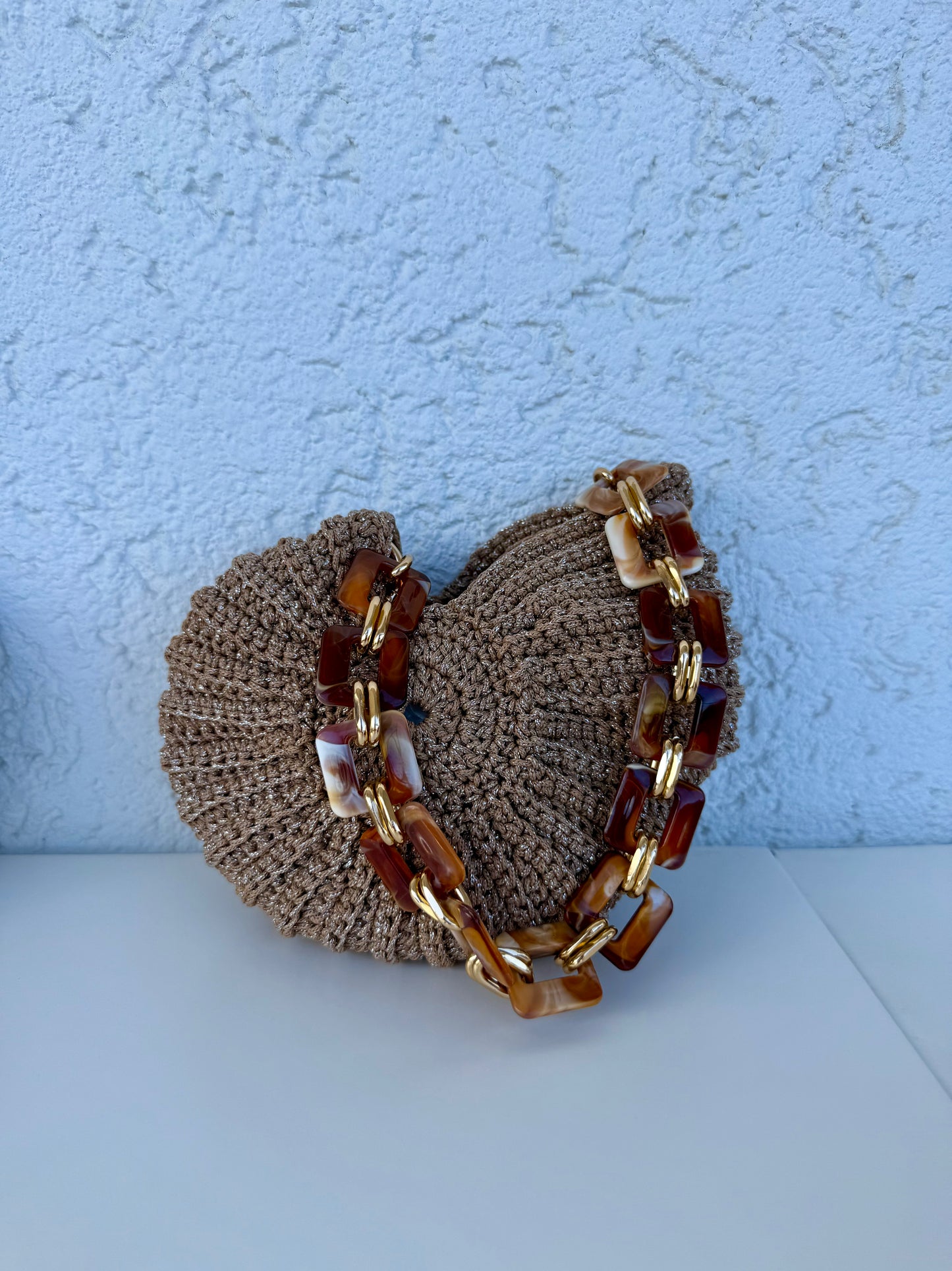 Light Brown Shell Bag