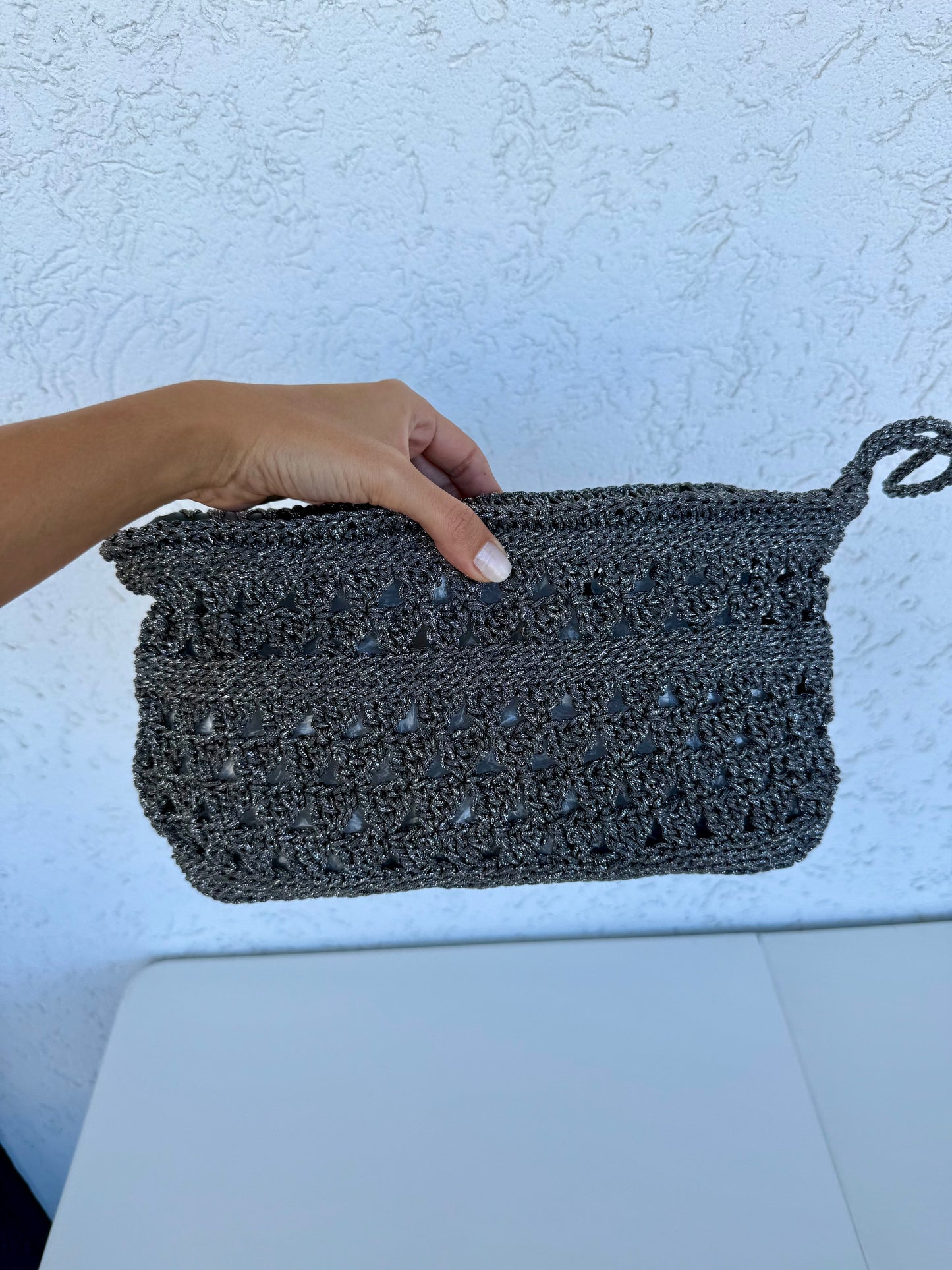 Moonlight Gray Clutch