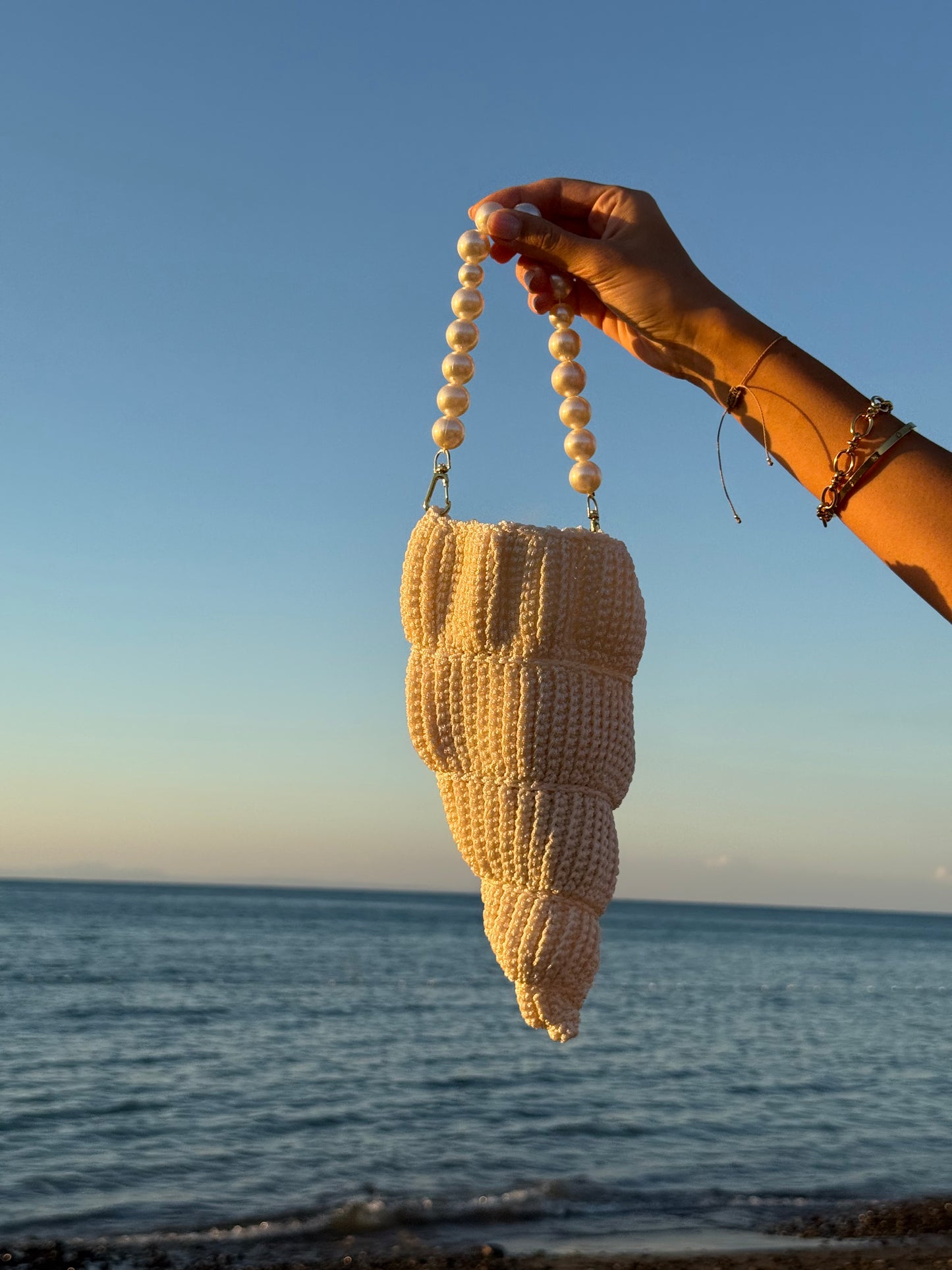 Pearl Spiral Shell White