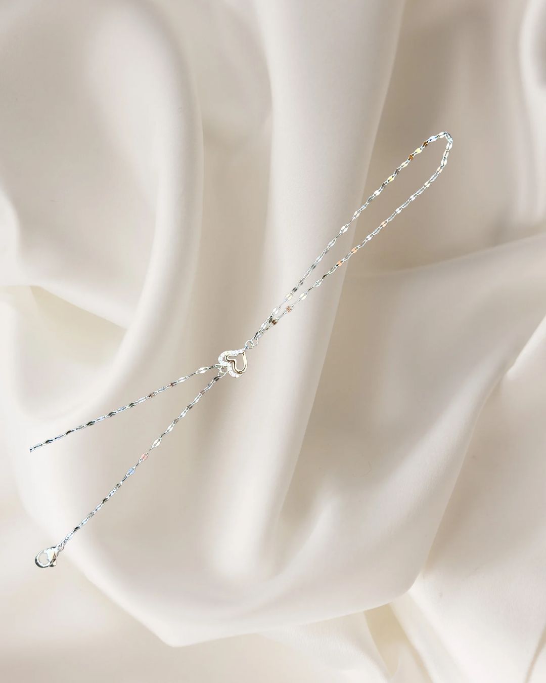 Double Heart Hand Chain