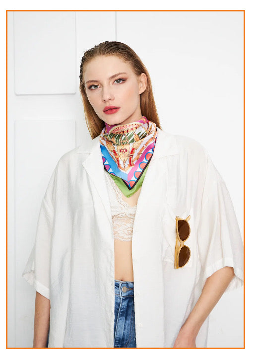 Tiger Print Scarf