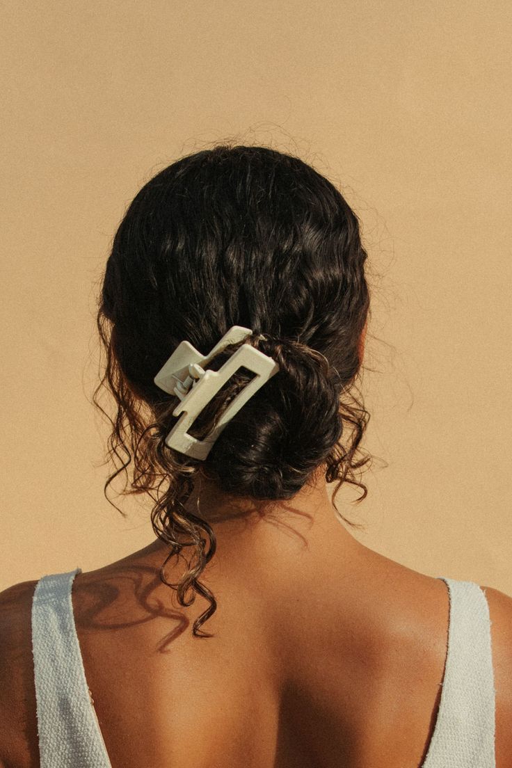 Jumbo Glossy Square Claw Clip
