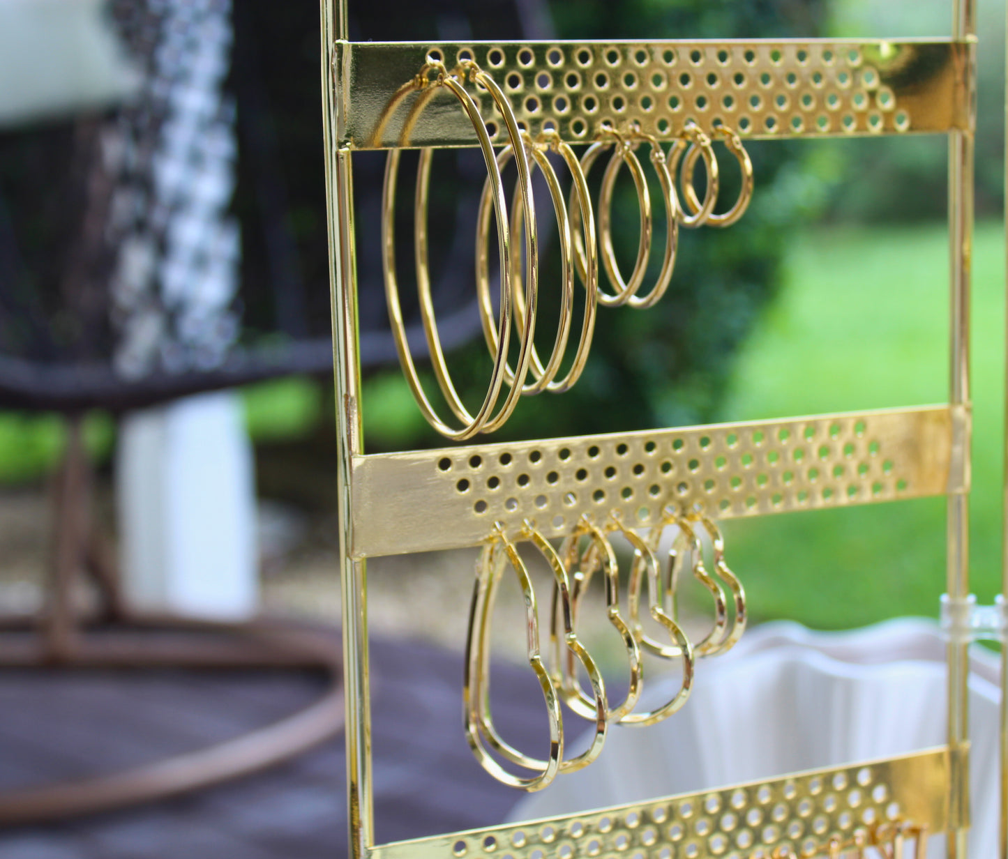 Heart-shaped Hoops