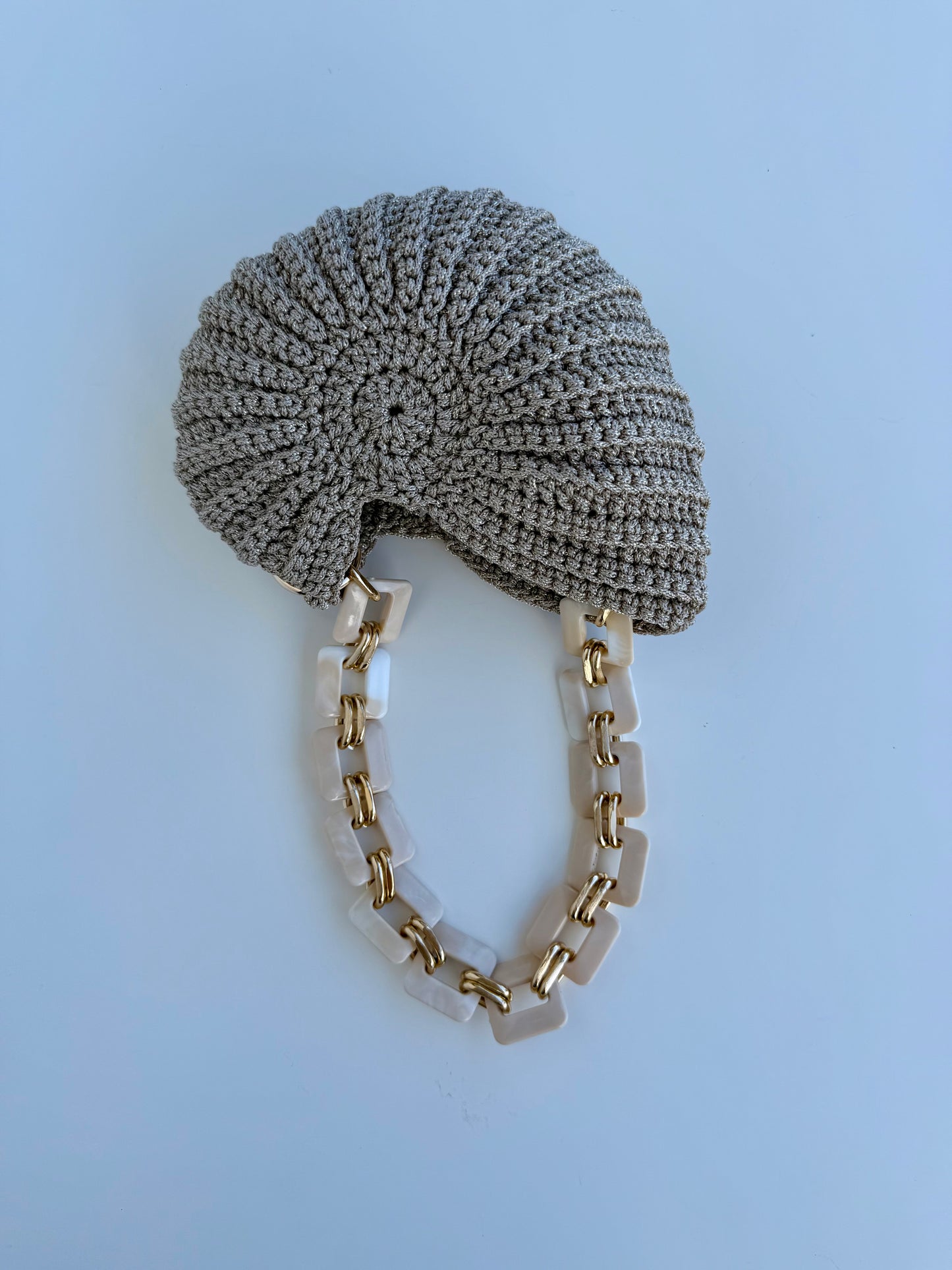 Beige Shell Bag