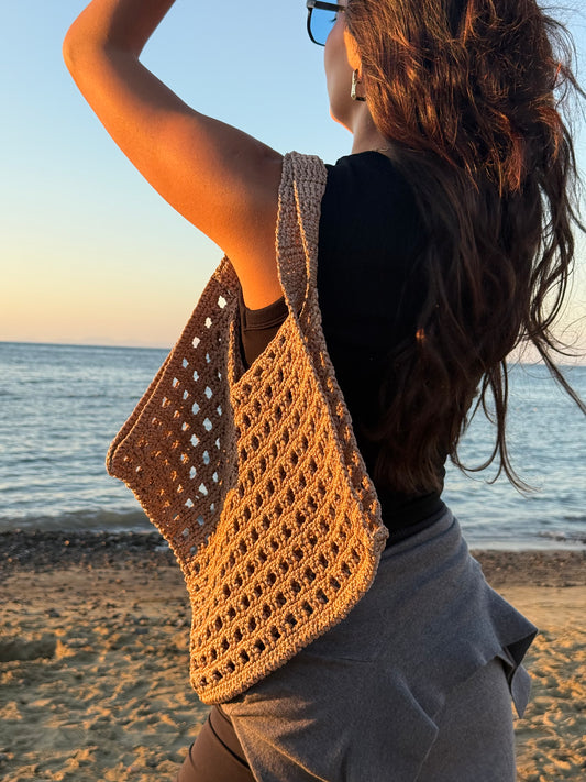 Sand Mesh Tote