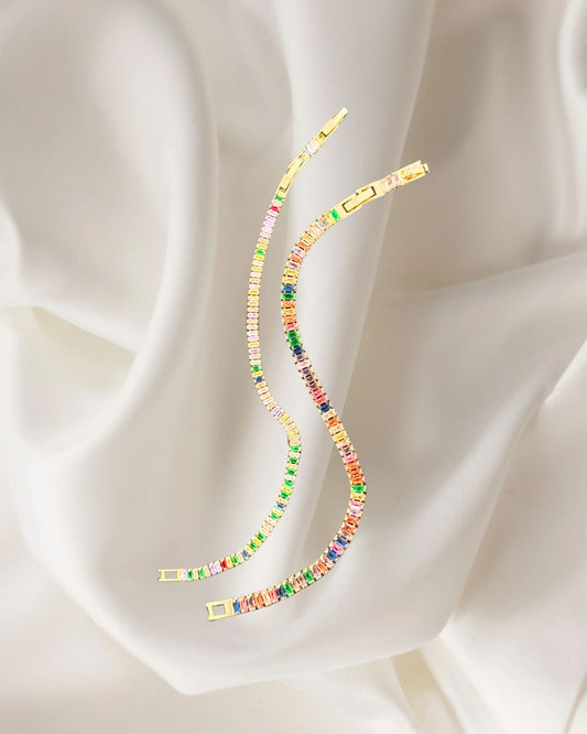 Colourful Tennis Bracelet