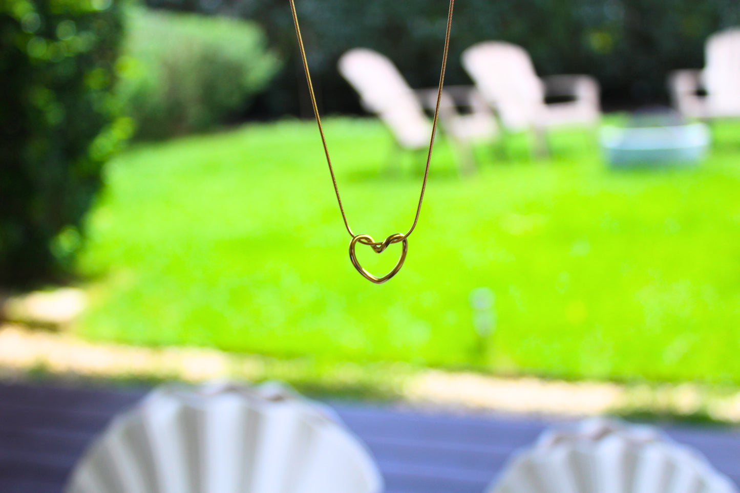 Hollow Heart Necklace