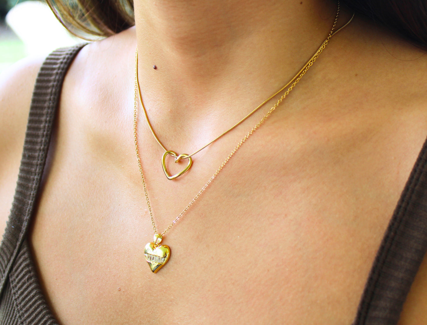 Hollow Heart Necklace