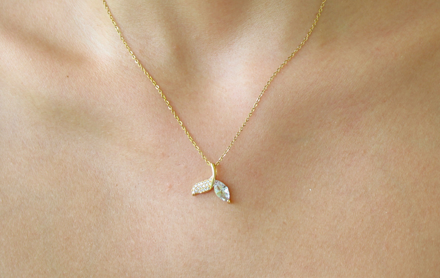 Simple Whale Necklace