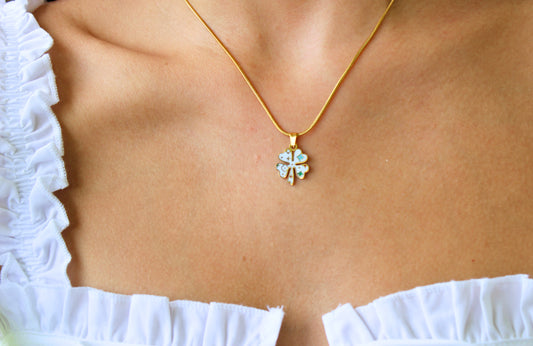 White Lotus Necklace