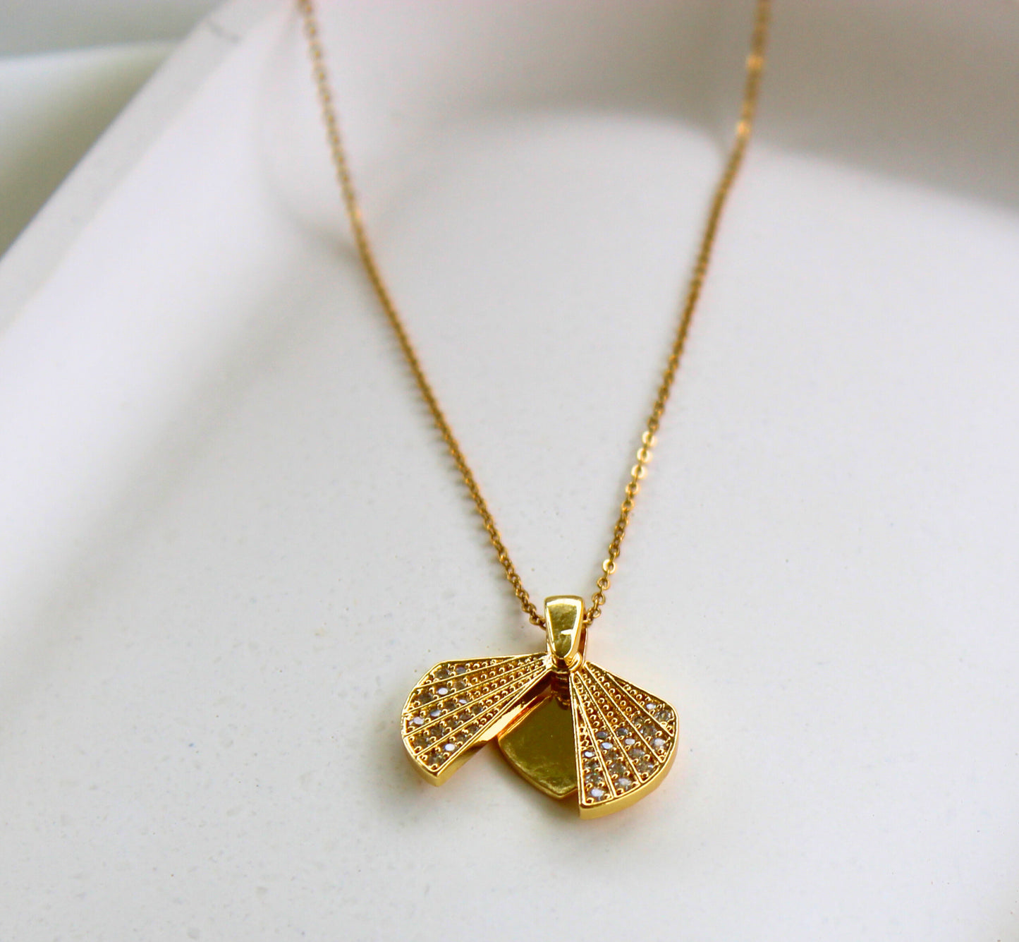 Seashell Double-sided Necklace