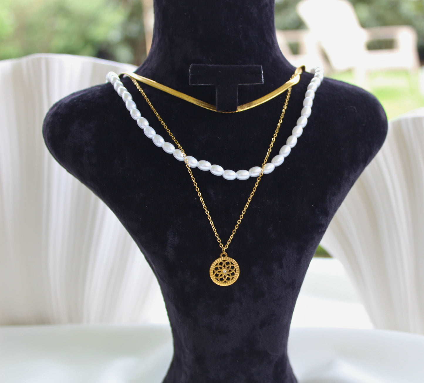 Pearl Trio Chain Set