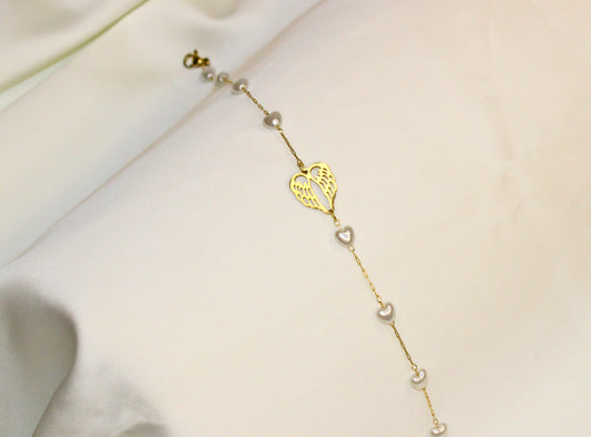 Angel Pearl Anklet