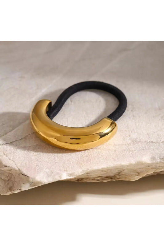 Metal Accent Hair Tie