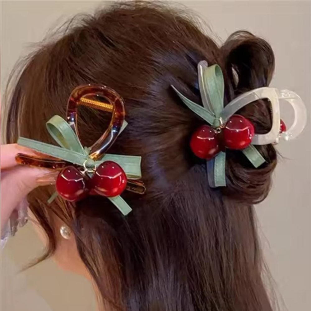 Cherry Hair Clips
