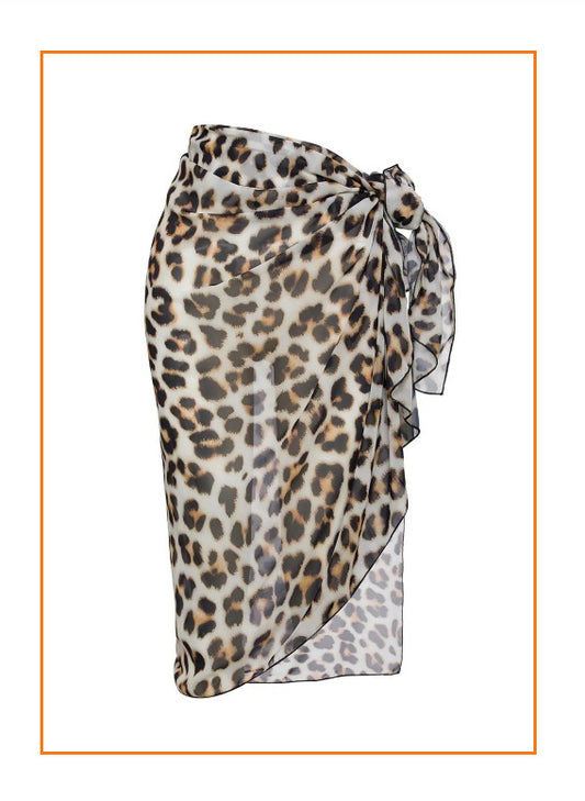 Leopard Print Sarong