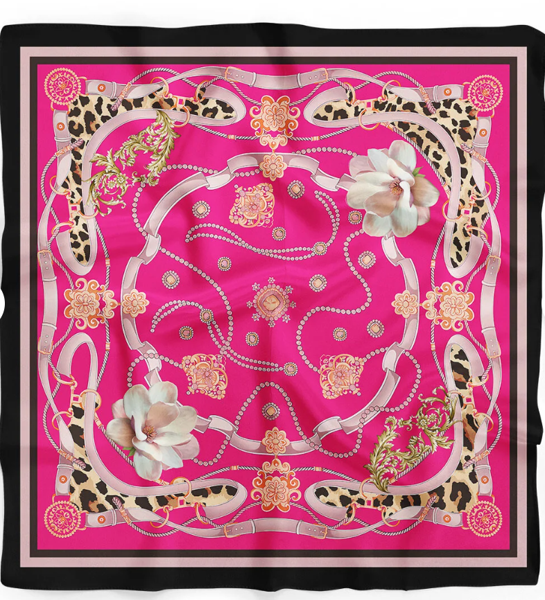 Pink Panthera Scarf