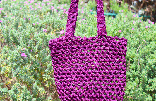 Fuchsia Beach Bag