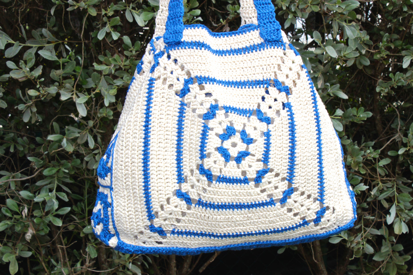 Lazy Blue Handcrafted Beach Bag