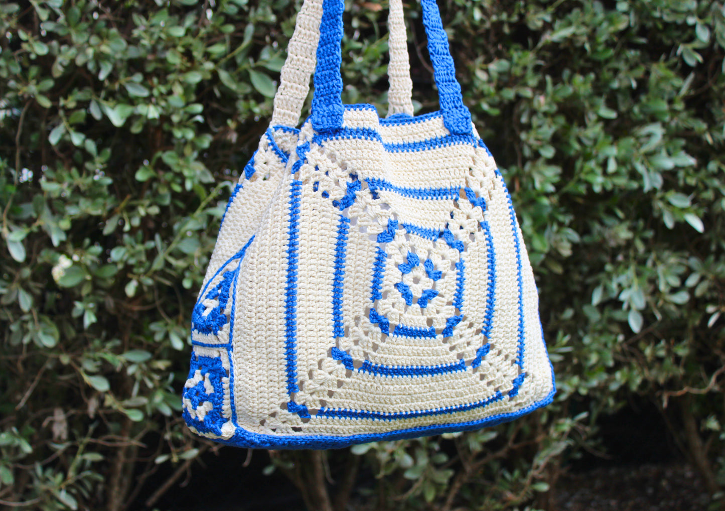 Lazy Blue Handcrafted Beach Bag