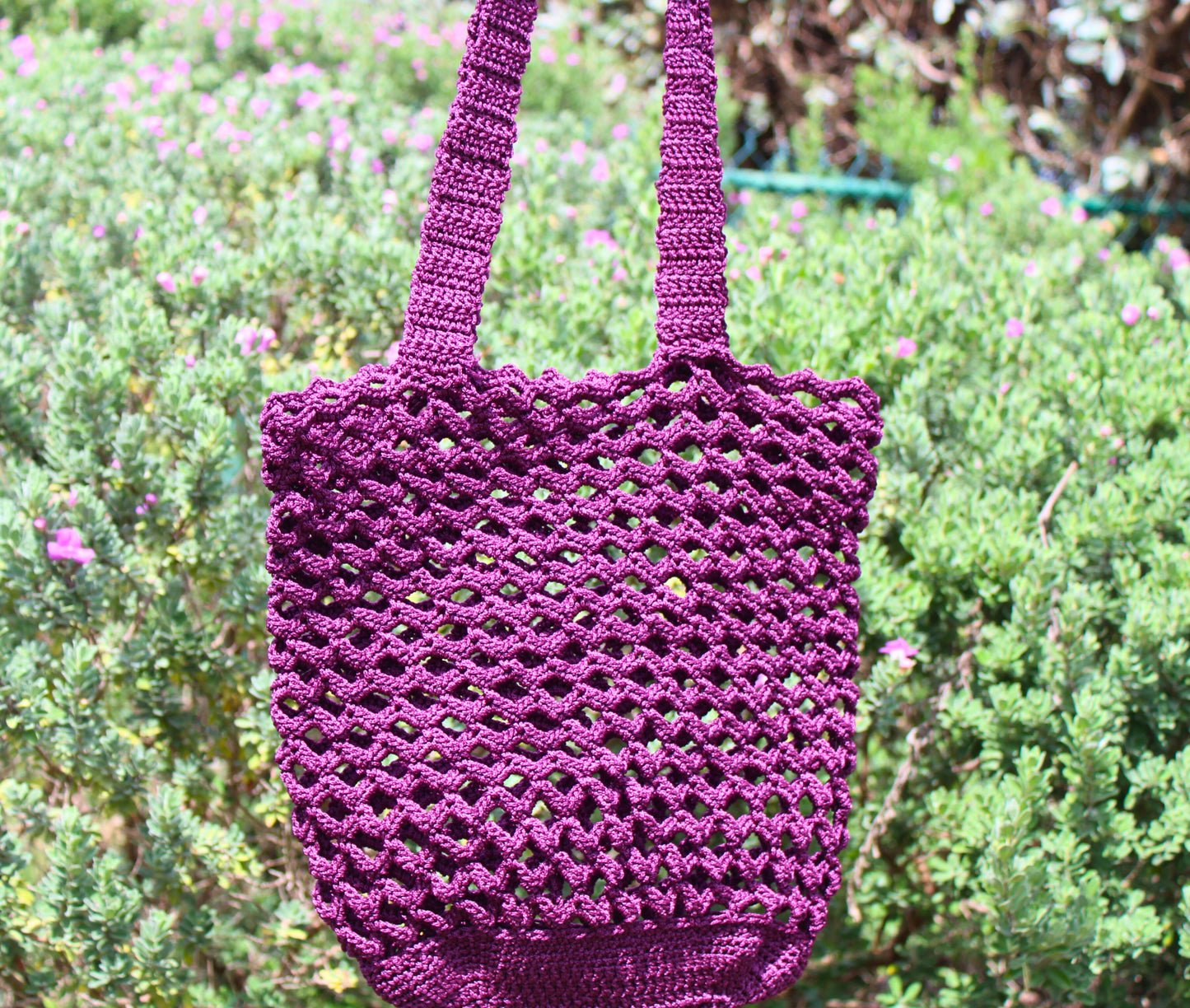 Fuchsia Beach Bag