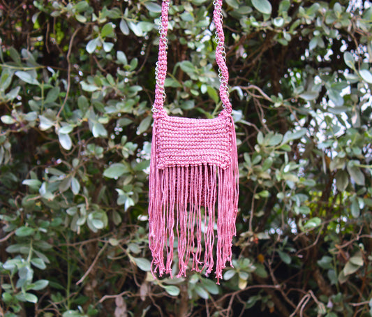 Pink Shoulder Handmade Bag